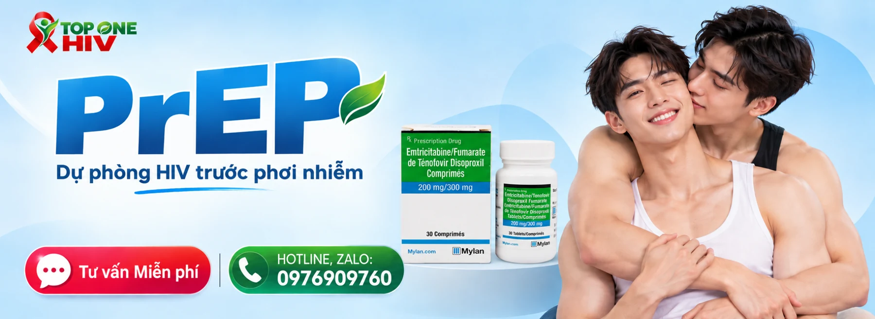 TOP ONE HIV - PrEP dự phòng HIV